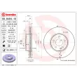 Jeu de 2 disques de frein avant BREMBO 09.8404.10 - Visuel 2