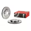 Jeu de 2 disques de frein avant BREMBO 09.8411.10 - Visuel 1