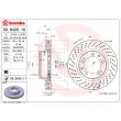 Disque de frein avant gauche BREMBO 09.8420.10 - Visuel 2