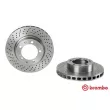Disque de frein avant gauche BREMBO 09.8420.10 - Visuel 1