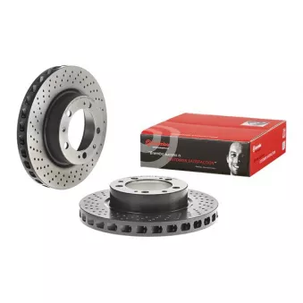 Disque de frein avant gauche BREMBO 09.8420.11