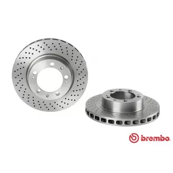 Disque de frein avant droit BREMBO 09.8421.10
