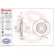 Jeu de 2 disques de frein avant BREMBO 09.8483.11 - Visuel 2