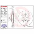Jeu de 2 disques de frein avant BREMBO 09.8485.11 - Visuel 2