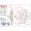 Jeu de 2 disques de frein avant BREMBO 09.8485.1X - Visuel 2