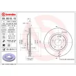 Jeu de 2 disques de frein avant BREMBO 09.8519.11 - Visuel 2