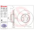 Jeu de 2 disques de frein avant BREMBO 09.8555.21 - Visuel 2