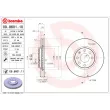 Jeu de 2 disques de frein avant BREMBO 09.8601.11 - Visuel 2