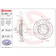Jeu de 2 disques de frein avant BREMBO 09.8601.1X - Visuel 2