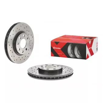 Jeu de 2 disques de frein avant BREMBO 09.8601.1X