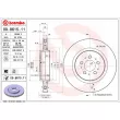 Jeu de 2 disques de frein arrière BREMBO 09.8615.11 - Visuel 2