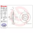 Jeu de 2 disques de frein avant BREMBO 09.8616.11 - Visuel 2