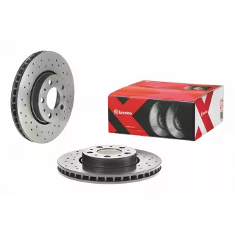 Jeu de 2 disques de frein avant BREMBO 09.8633.1X
