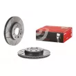 Jeu de 2 disques de frein avant BREMBO 09.8635.75 - Visuel 1