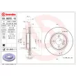 Jeu de 2 disques de frein avant BREMBO 09.8655.11 - Visuel 2