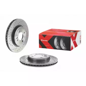 Jeu de 2 disques de frein avant BREMBO 09.8655.1X