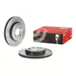 Jeu de 2 disques de frein avant BREMBO 09.8655.75 - Visuel 1