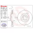 Jeu de 2 disques de frein avant BREMBO 09.8670.11 - Visuel 2