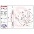Jeu de 2 disques de frein avant BREMBO 09.8670.1X - Visuel 2