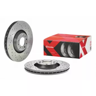 Jeu de 2 disques de frein avant BREMBO 09.8670.1X