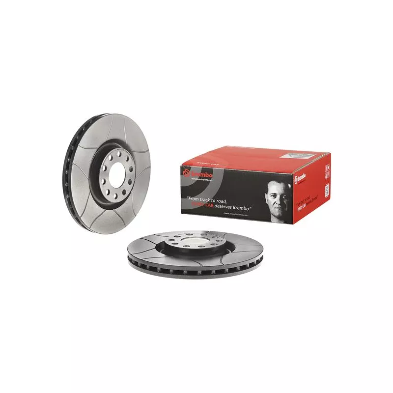Jeu de 2 disques de frein avant BREMBO 09.8689.75