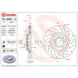 Jeu de 2 disques de frein avant BREMBO 09.8690.1X - Visuel 2