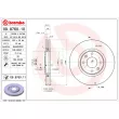 Jeu de 2 disques de frein avant BREMBO 09.8760.11 - Visuel 2