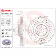 Jeu de 2 disques de frein avant BREMBO 09.8841.3X - Visuel 2