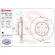 Jeu de 2 disques de frein avant BREMBO 09.8873.31 - Visuel 2