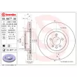 Jeu de 2 disques de frein avant BREMBO 09.8877.31 - Visuel 2