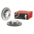 Jeu de 2 disques de frein arrière BREMBO 09.8890.21 - Visuel 1