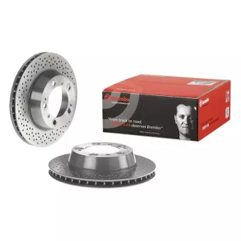 Jeu de 2 disques de frein arrière BREMBO