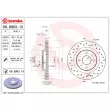 Jeu de 2 disques de frein avant BREMBO 09.8903.1X - Visuel 2