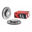 Jeu de 2 disques de frein avant BREMBO 09.8904.1X - Visuel 1