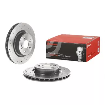 Jeu de 2 disques de frein avant BREMBO 09.8904.21