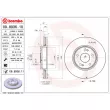 Jeu de 2 disques de frein avant BREMBO 09.8936.10 - Visuel 2