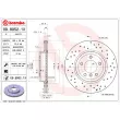 Jeu de 2 disques de frein avant BREMBO 09.8952.1X - Visuel 2