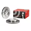 Jeu de 2 disques de frein arrière BREMBO 09.8969.20 - Visuel 1