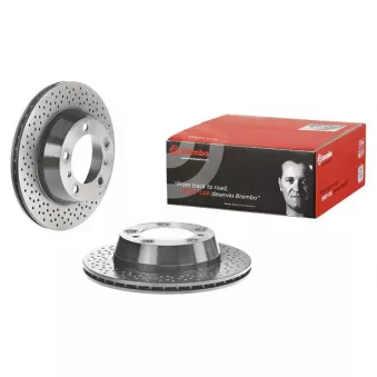Jeu de 2 disques de frein arrière BREMBO