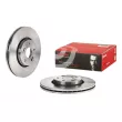 Jeu de 2 disques de frein avant BREMBO 09.9074.10 - Visuel 1