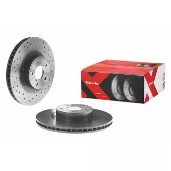 Jeu de 2 disques de frein avant BREMBO 09.9077.1X
