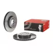 Jeu de 2 disques de frein avant BREMBO 09.9078.11 - Visuel 1