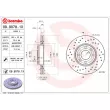 Jeu de 2 disques de frein avant BREMBO 09.9078.1X - Visuel 2