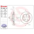 Jeu de 2 disques de frein avant BREMBO 09.9085.10 - Visuel 2