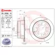 Jeu de 2 disques de frein arrière BREMBO 09.9086.11 - Visuel 2