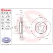 Jeu de 2 disques de frein avant BREMBO 09.9126.10 - Visuel 2