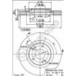 Jeu de 2 disques de frein avant BREMBO 09.9129.10 - Visuel 2