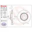 Jeu de 2 disques de frein avant BREMBO 09.9130.11 - Visuel 2