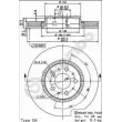 Jeu de 2 disques de frein avant BREMBO 09.9130.75 - Visuel 2