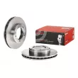 Jeu de 2 disques de frein avant BREMBO 09.9143.10 - Visuel 1